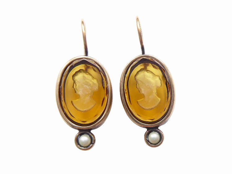 Ohrringe Luisa citrin (Bronze)