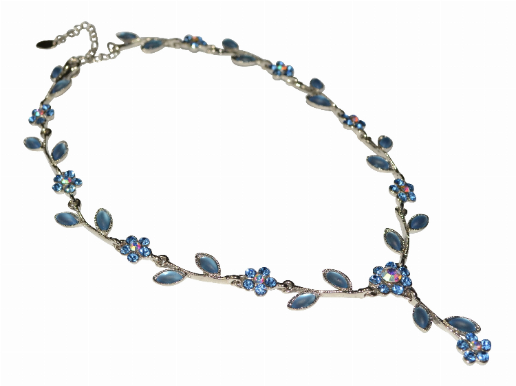 Kette Fiori blau