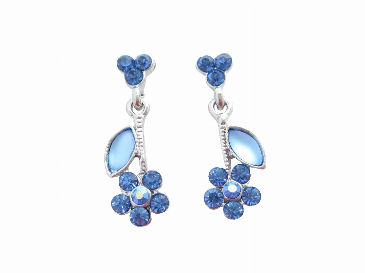 Ohrhänger Fiori blau