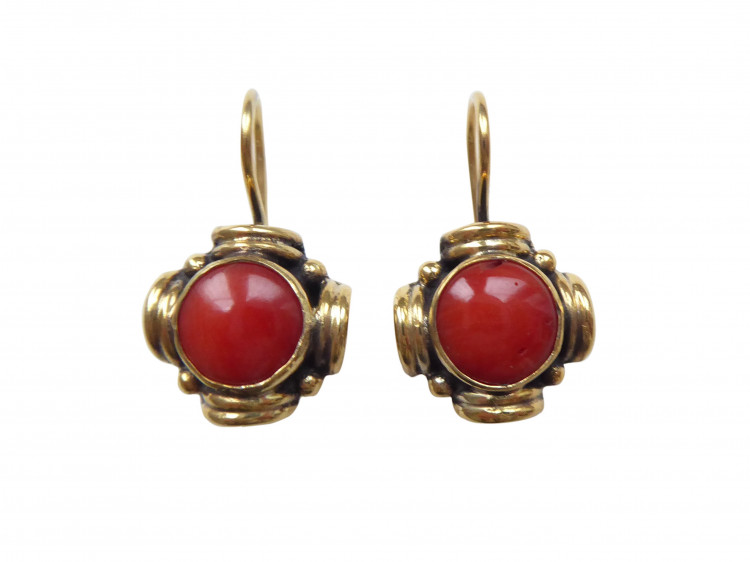 Ohrringe Mimma Koralle