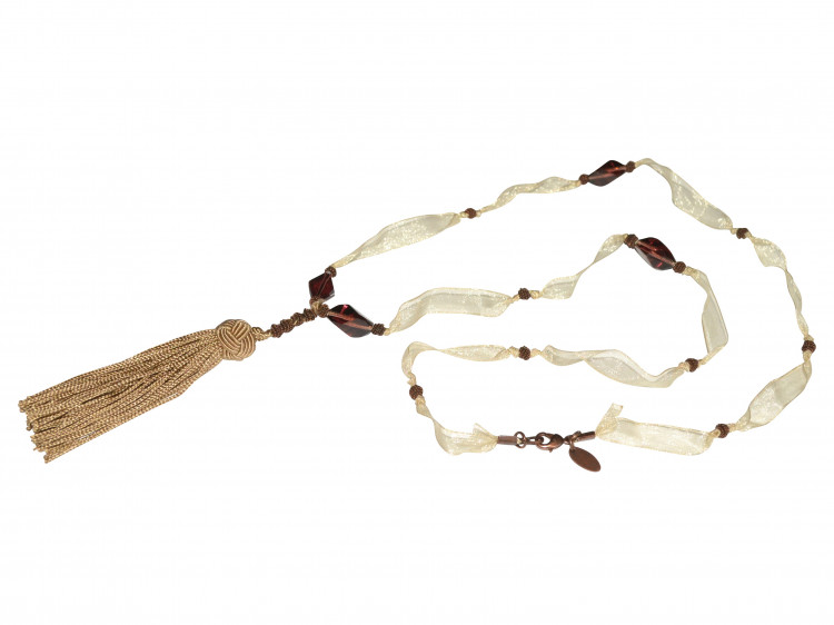 Kette Leonardo beige-aubergine