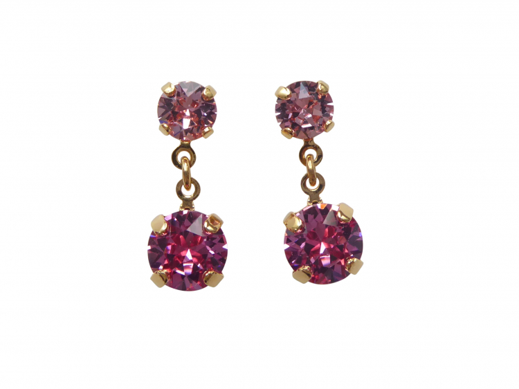 Ohrringe Joy rosa/pink (vergoldet)