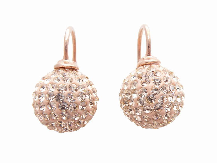 Ohrringe Thea apricot (rotgold-platt.)