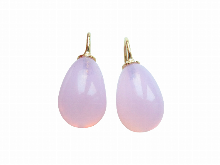 Ohrringe Lea rosa (gold-platt.)