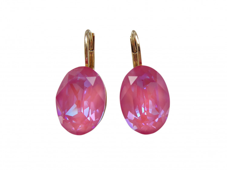 Ohrringe Ava pink (vergoldet)