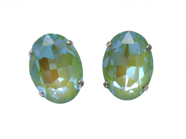 Clips Cora lagune (versilbert)