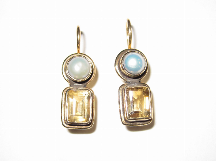 Ohrringe Dante Citrin