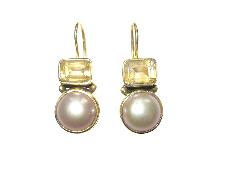 Ohrringe Alice Citrin