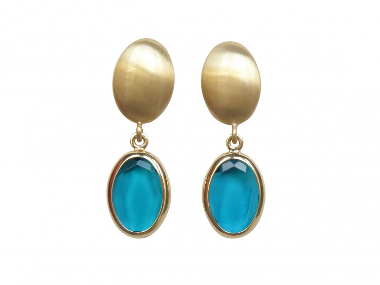 Ohrringe Romina petrol