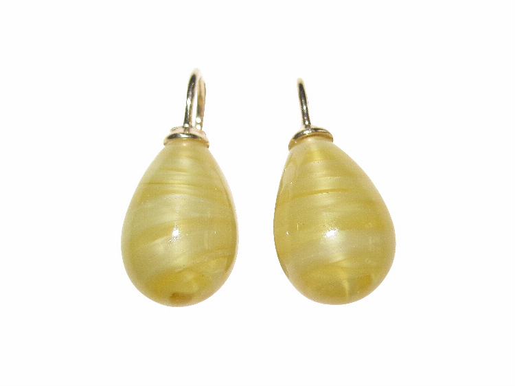 Ohrringe Lea safran (gold-platt.)