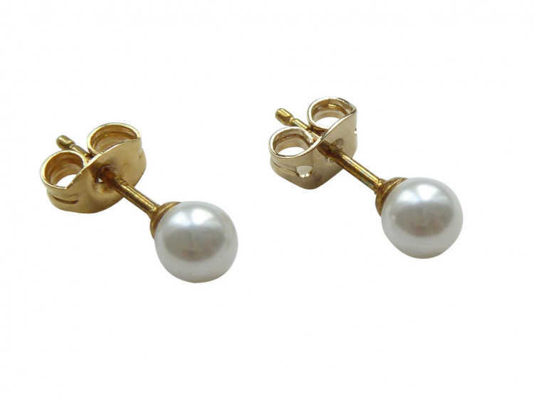 Ohrstecker Sposa klein (vergoldet)