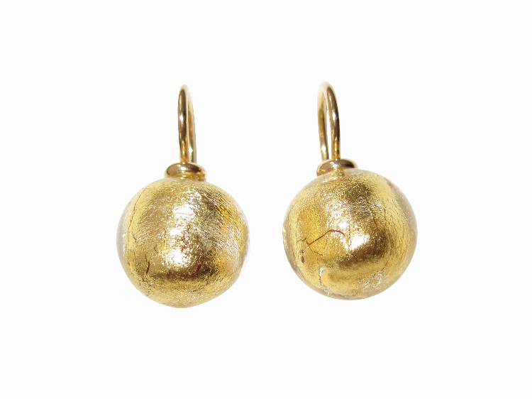 Ohrringe Murano gold (gold-platt.)