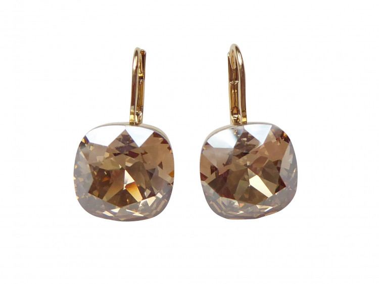 Ohrringe Romy champagner (vergoldet)