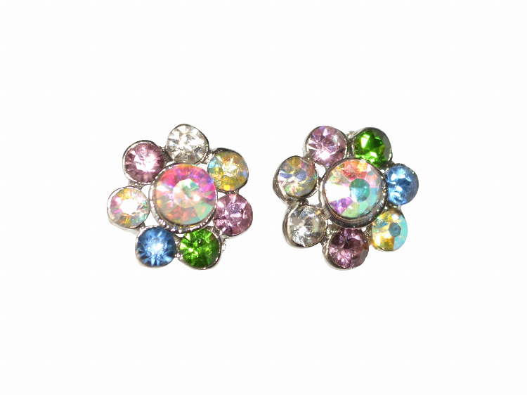 Ohrstecker Fiori bunt hell