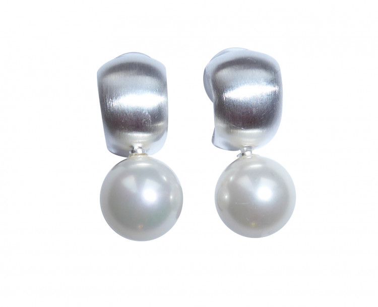 Clips Diana Creole weiß (silber)