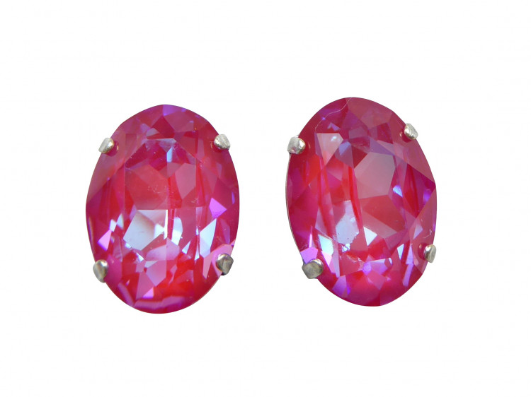 Clips Cora pink (versilbert)